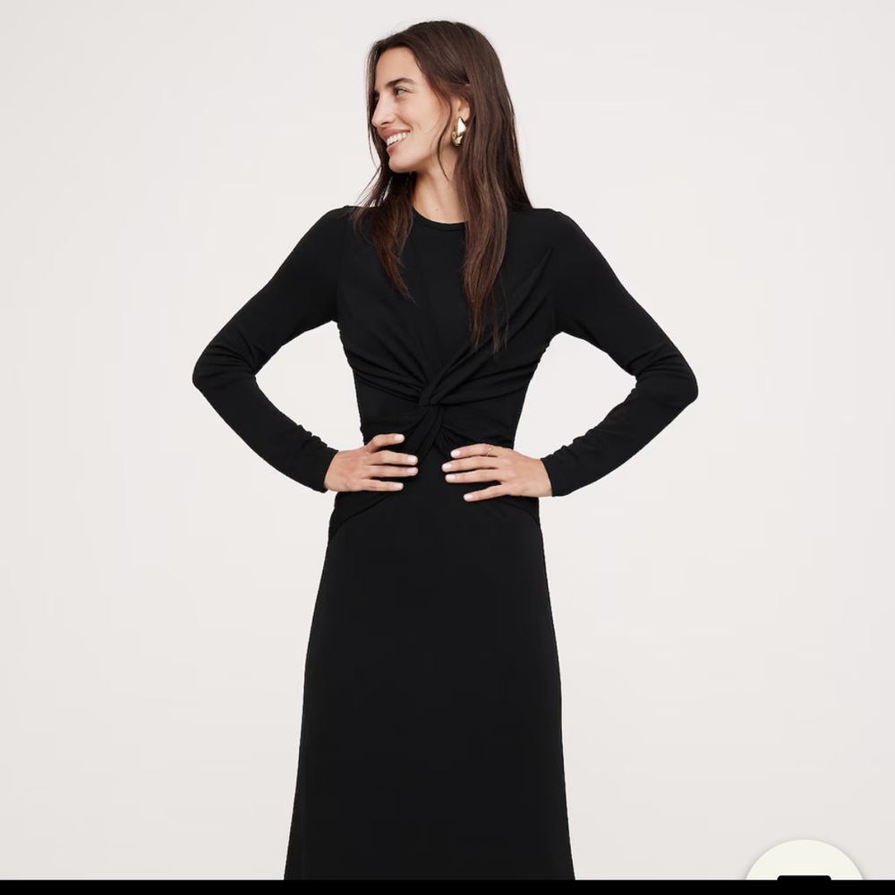Banana Republic ‼️ JERSEY KNIT TWIST-FRONT MAXI DRESS
